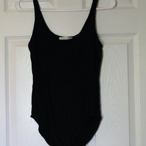 Forever 21 Ribbed Scoop neck Bodysuit